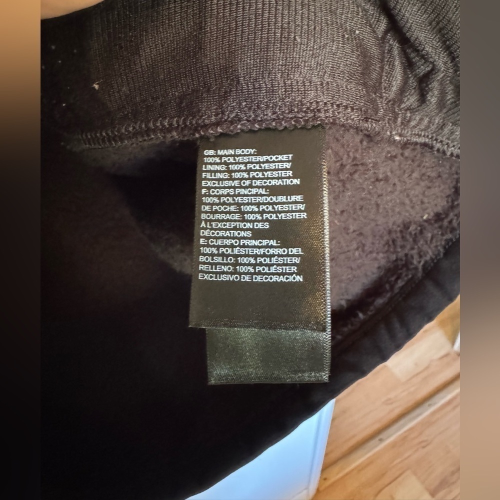 The North Face Womens Sherpa Teddy Full Zip Sweatshirt Medium Black - Picture 5 of 6